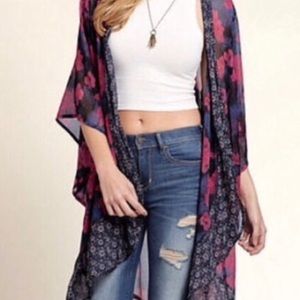 Hollister Floral Kimono